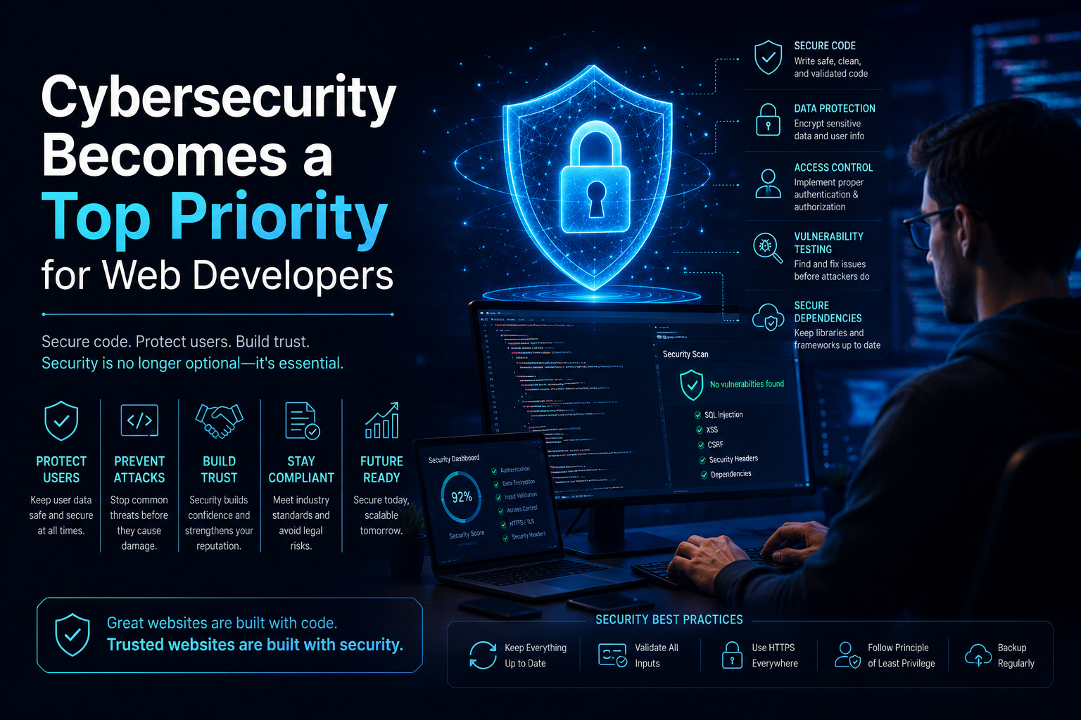 Cybersecurity Becomes a Top Priority for Web Developers